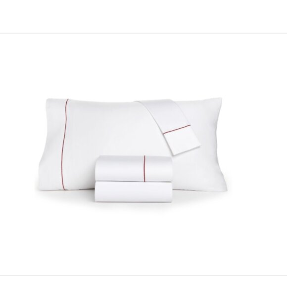 Charter Club Damask Solid 550 Thread Count 100% Cotton 3-Pc. Sheet Set, Twin, - Picture 1 of 1
